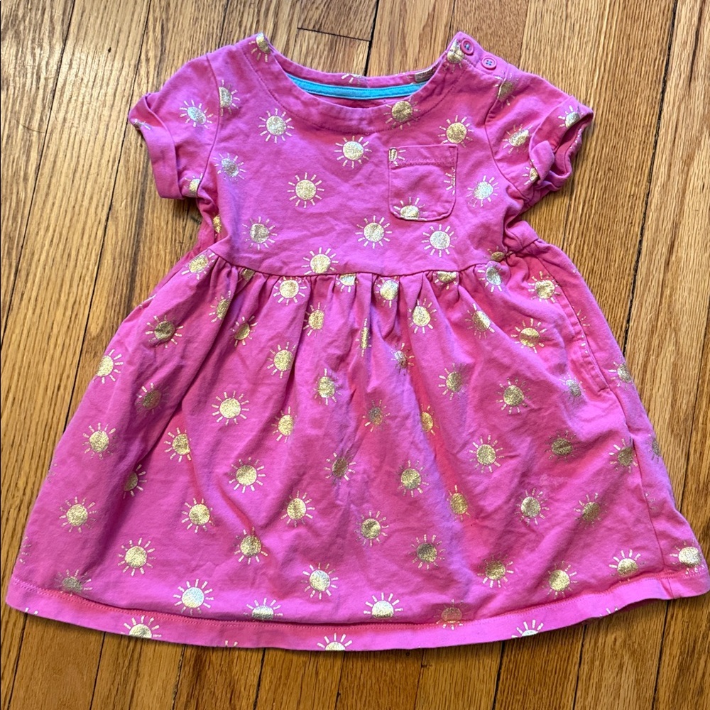 Mini Boden Foil Sun Dress